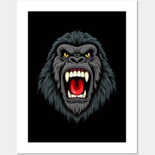 King Kong's Mighty Roar Posters and Art